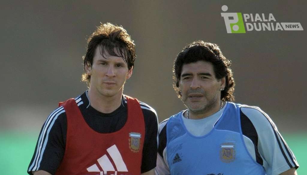 maradona messi pialadunianews