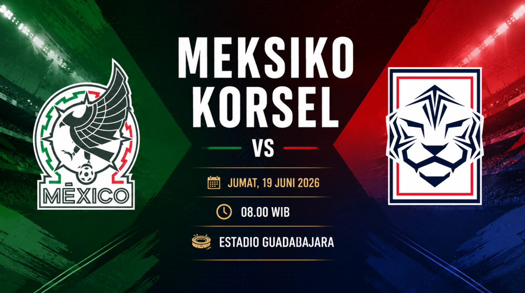 Prediksi Meksiko vs Korea Selatan 19 Juni 2026: Duel Penentu Puncak Grup A