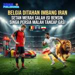 Belgia Ditahan Imbang Iran: Setan Merah Salah Isi Bensin, Singa Persia Malah Tancap Gas!