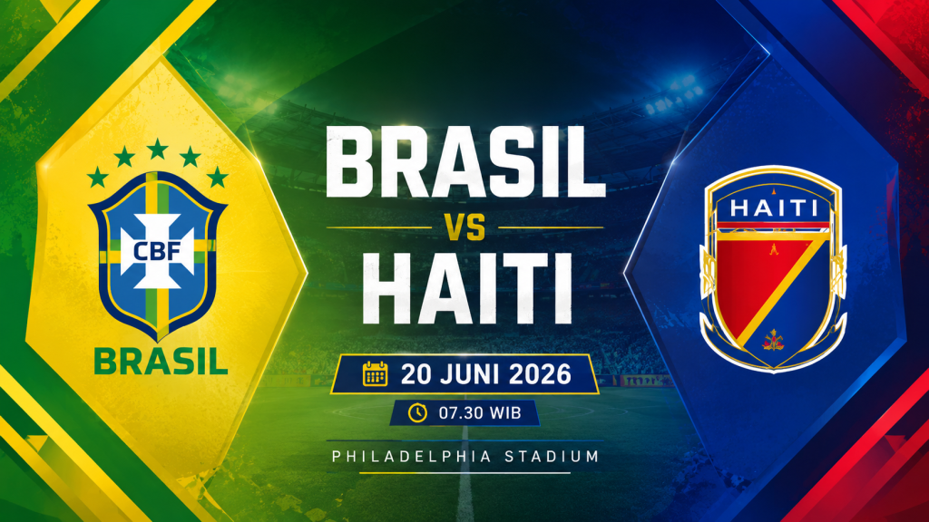 Prediksi Brasil vs Haiti 20 Juni 2026: Misi Selecao Raih Kemenangan Perdana