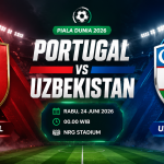 Portugal vs Uzbekistan 24 Juni 2026 Prediksi Skor, Head to Head