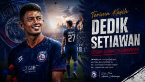 Terima Kasih Dedik! Penyerang Ikonik Arema FC Resmi Menutup Perjalanan Panjangnya