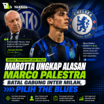 Marotta Ungkap Alasan Marco Palestra Batal Gabung Inter Milan, Pilih The Blues